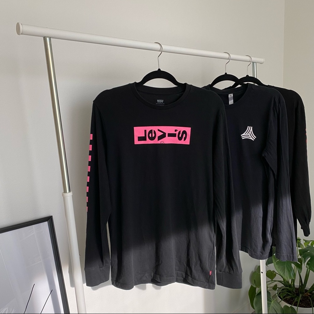 Levi’s Black Crewneck Sweatshirt/Long Sleeve T 🖤